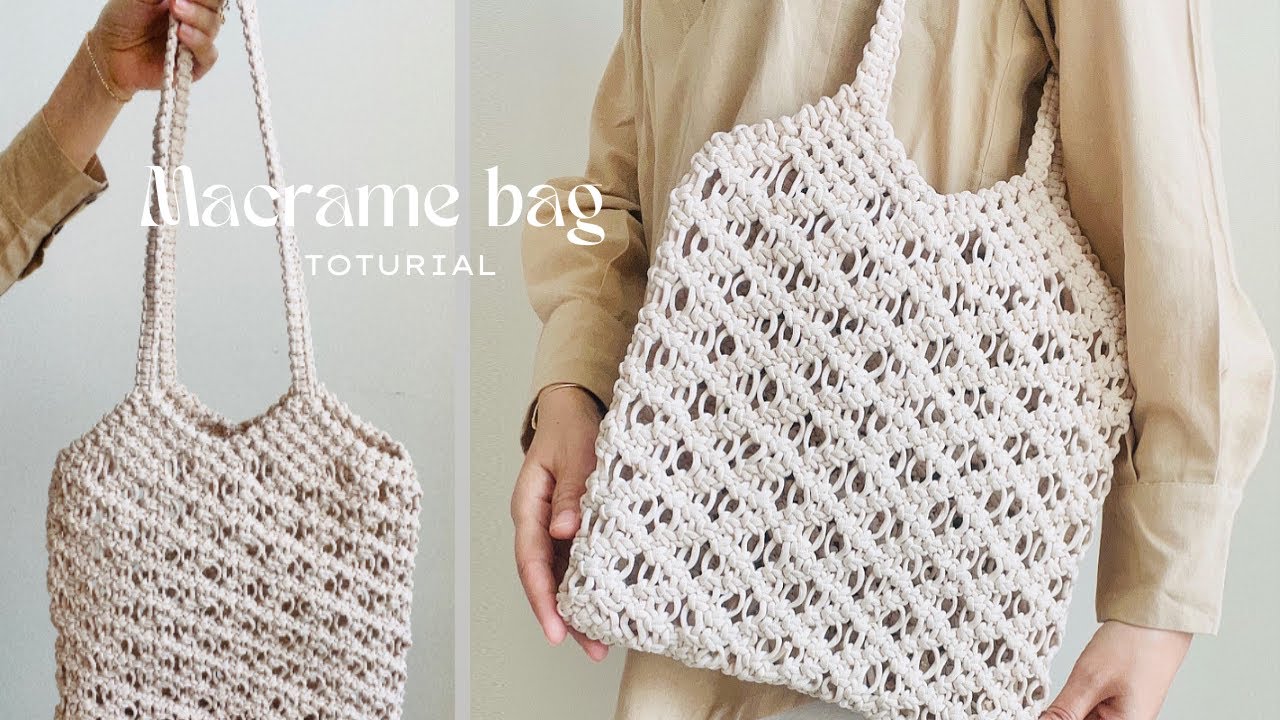 ❌Macrame Bag(Updated Part Available –Please See Next Video)❌بخش مهمی حذف شده ویدیو بعدی ببینید❌