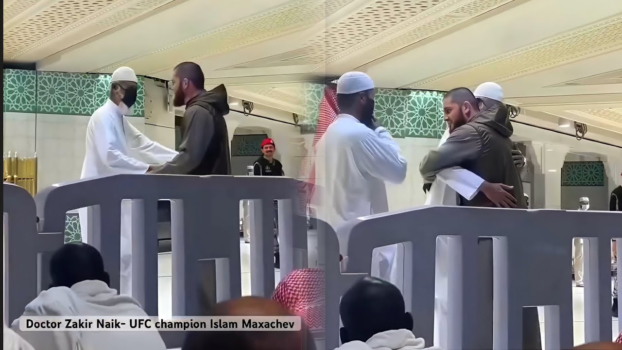 Islam Makhachev meets Doctor Zakir Naik 