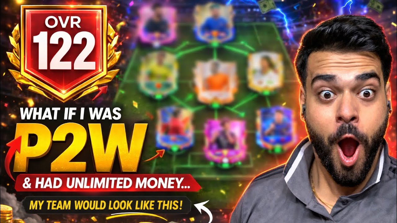 What If I Was P2W 🤑 and had unlimited money? 😳 122 OVR Dream Team