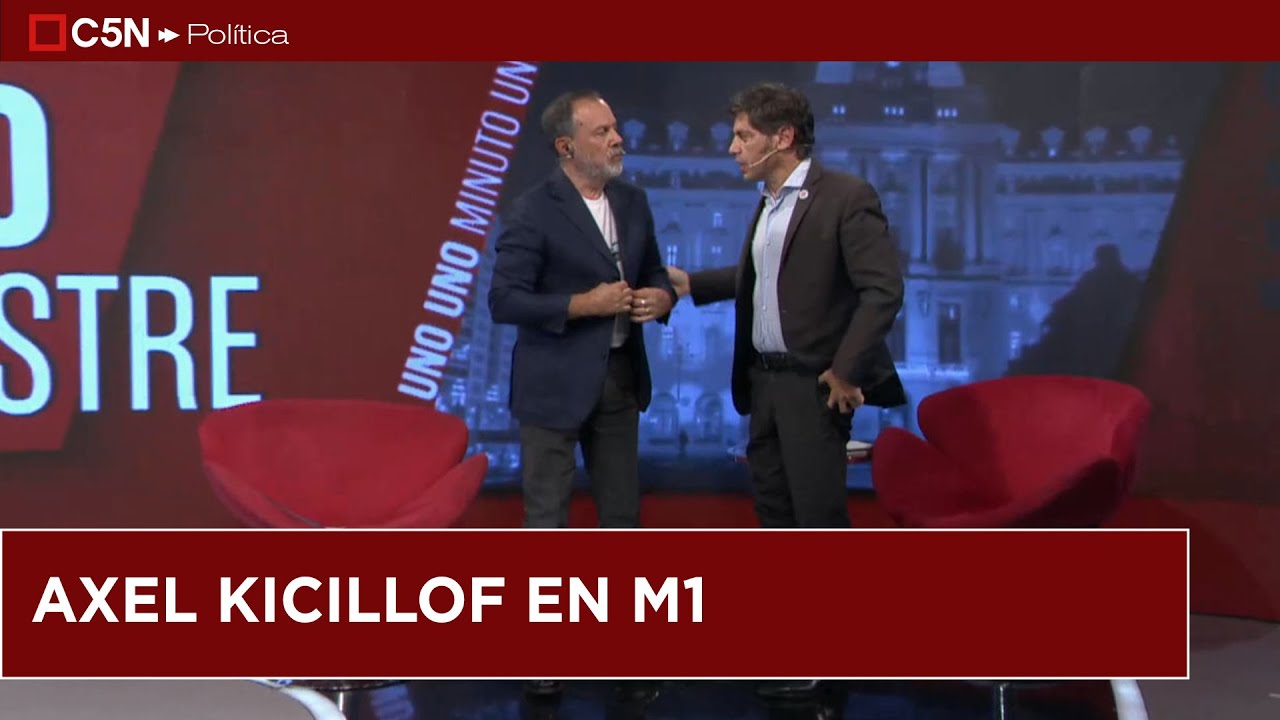 AXEL KICILLOF, mano a mano con GUSTAVO SYLVESTRE: 