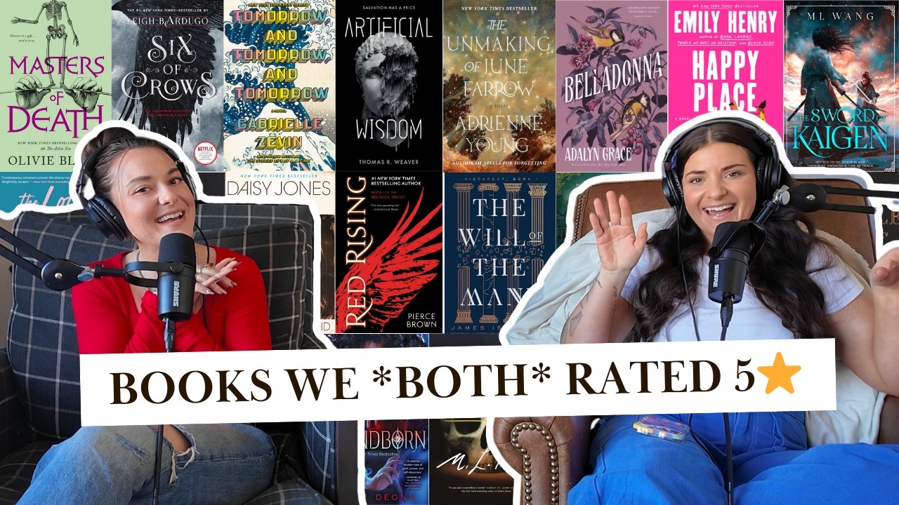 Books We BOTH Rated 5 Stars 📚 Our Top Book Recommendations Across 8 Genres! | Ep. 28