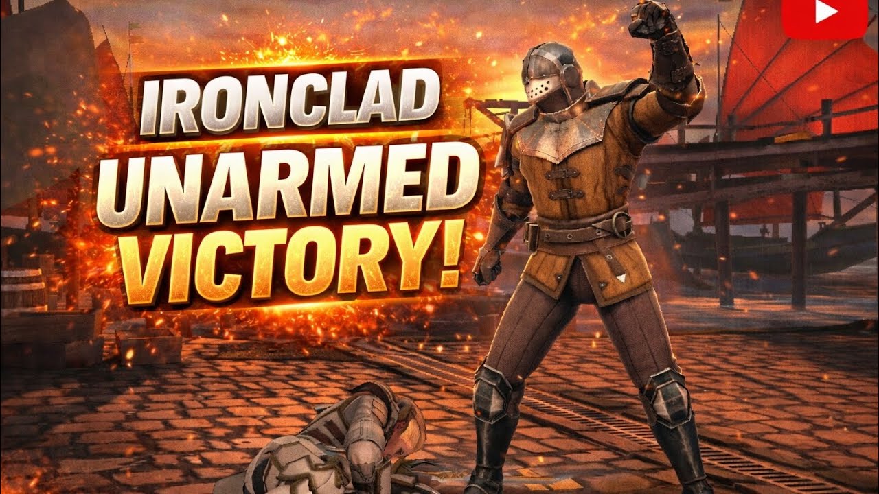 IRONCLAD UNARMED VICTORY! 💪 No Weapons, Pure Power | Shadow Fight 4 Arena
