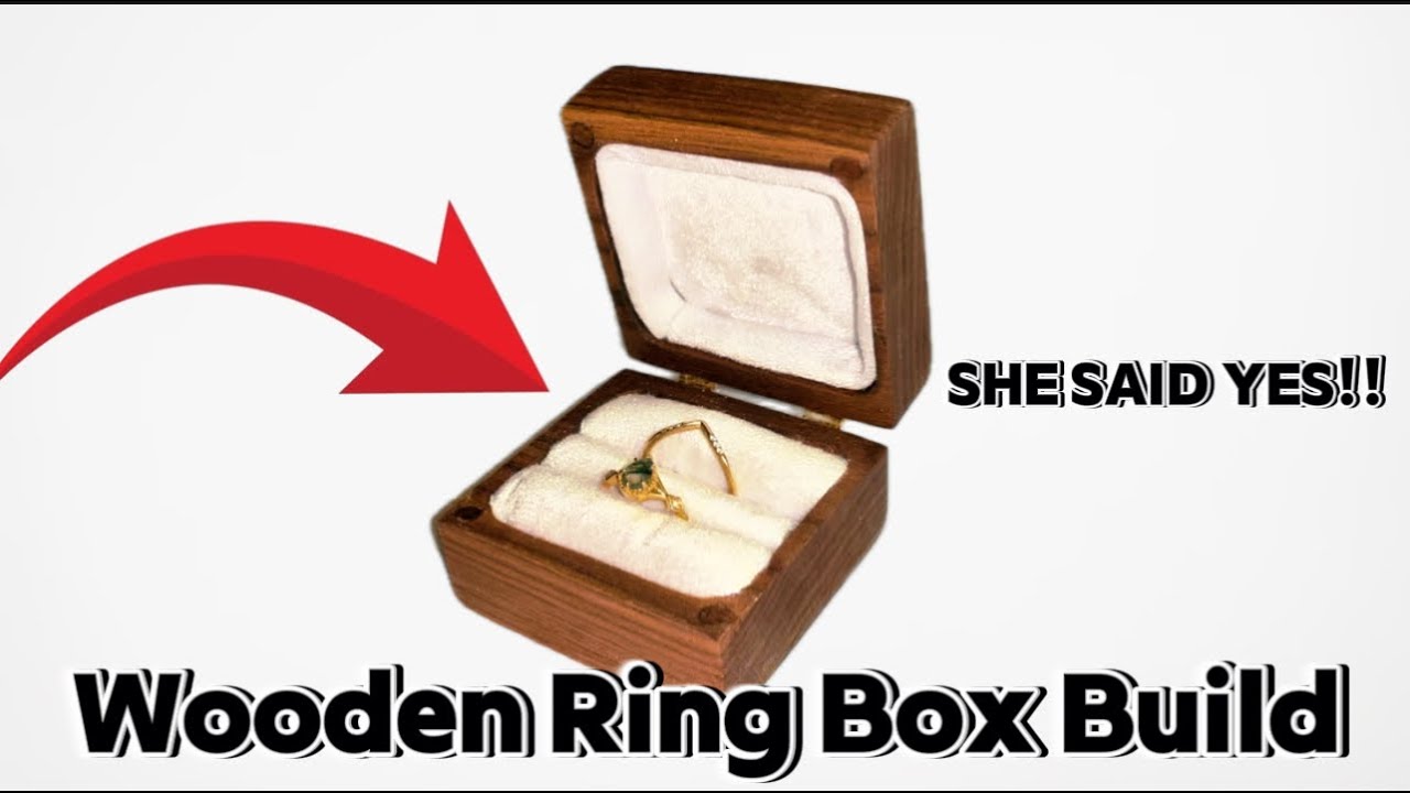 How I Made a Wedding Ring Box DIY Build