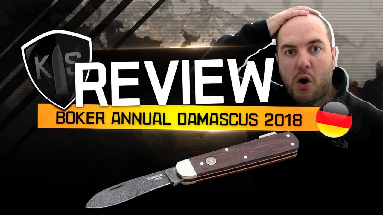BOKER ANNUAL DAMASCUS 2018 LIMITED EDITION