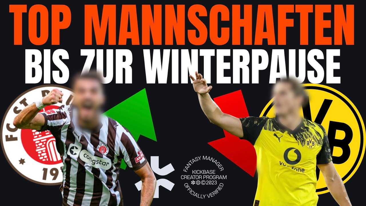Diese Spieler MUSST du jetzt KAUFEN! Top MANNSCHAFTEN bis zur WINTERPAUSE! | Kickbase.Insider