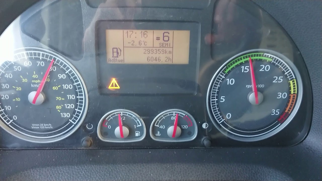 Iveco eurocargo 120e22 T11 &agrave; vide qui en chie sur le plat route Verdun Toul