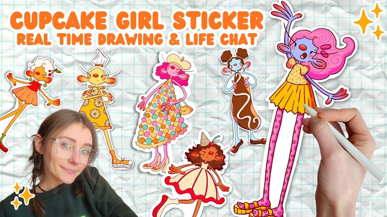 Cozy Art Session🧁✨ Let’s draw another dessert girl and catch up
