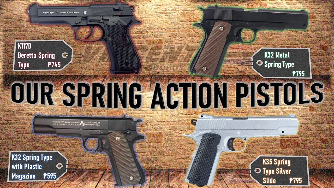 💥OUR SPRING ACTION PISTOLS💥