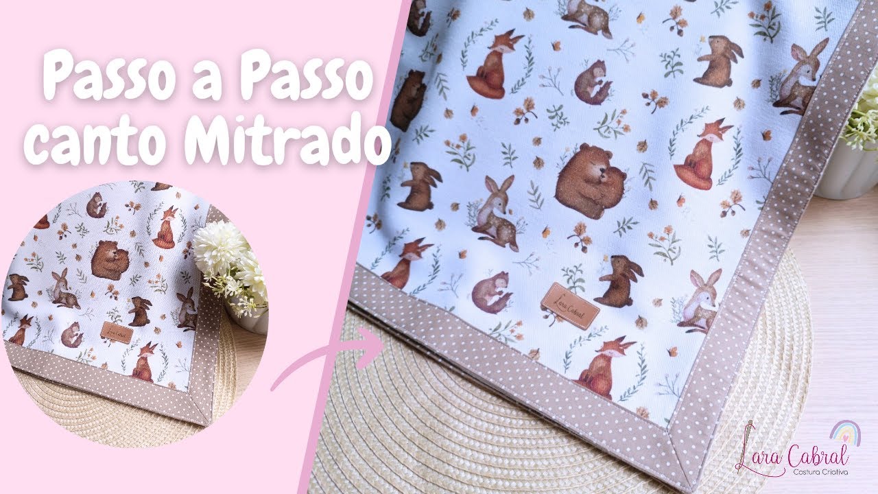 Cueiro Estampado| Canto Mitrado