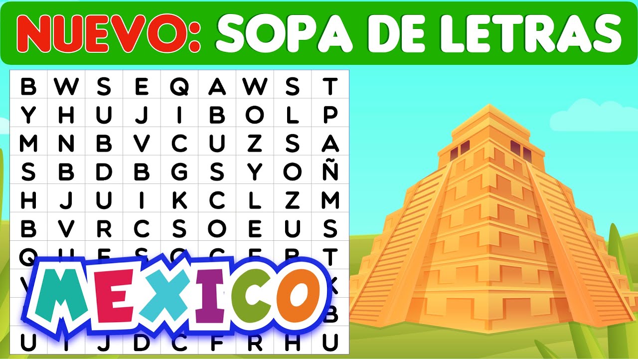 Encuentra el Nombre de Mexico 🇲🇽 🌎  ¿QUE TAN BUENOS SON TUS OJOS?
