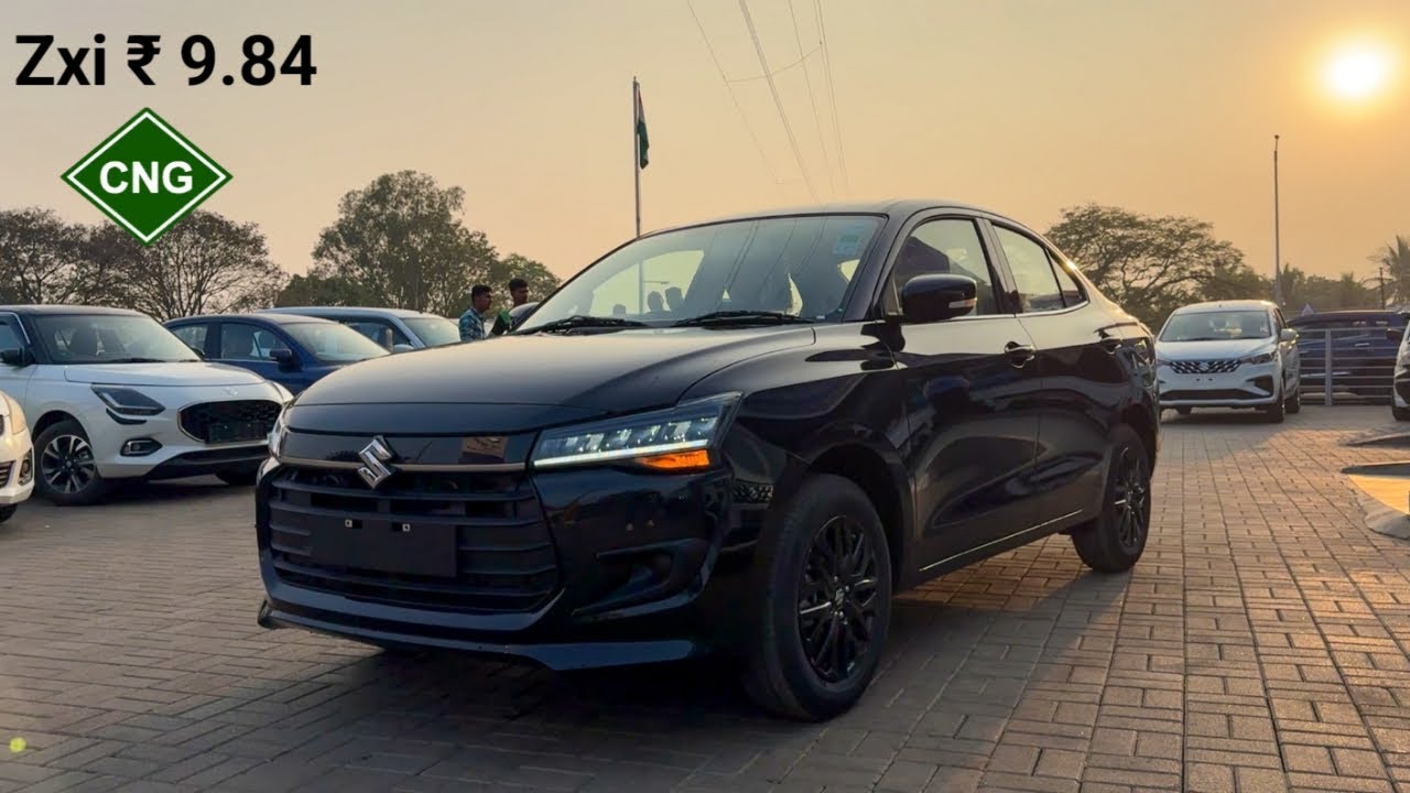 Suzuki Dzire Zxi Cng Black | 2025 Detailed Review