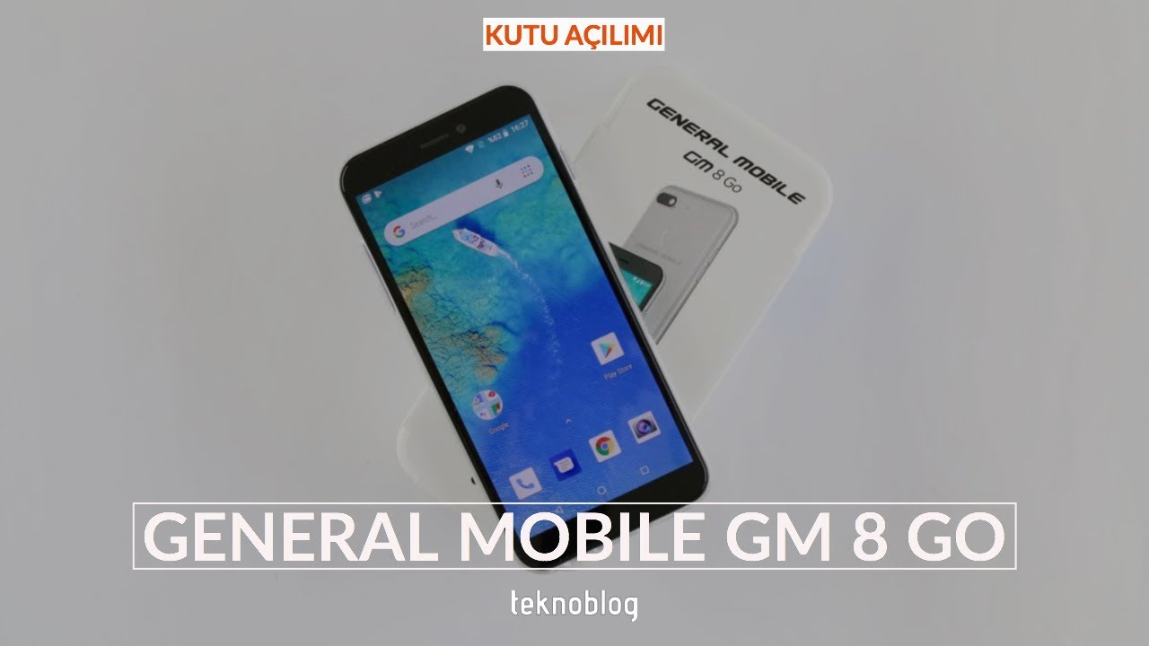 General Mobile GM 8 Go Kutu Açılışı: Android Go'dan ilk izlenimler