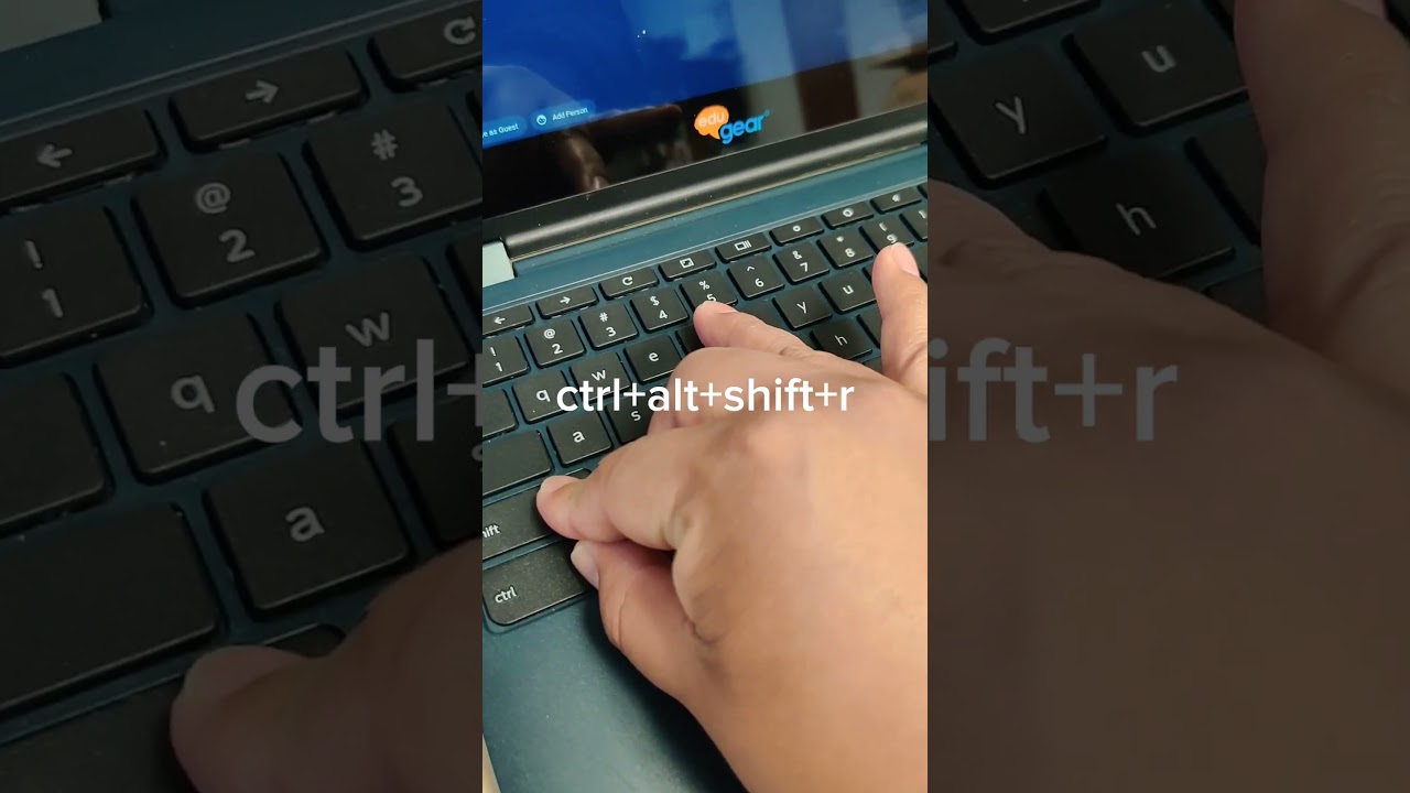 Factory Reset/Powerwash Chromebook #chromebook #factoryreset #powerwash #tech #laptops