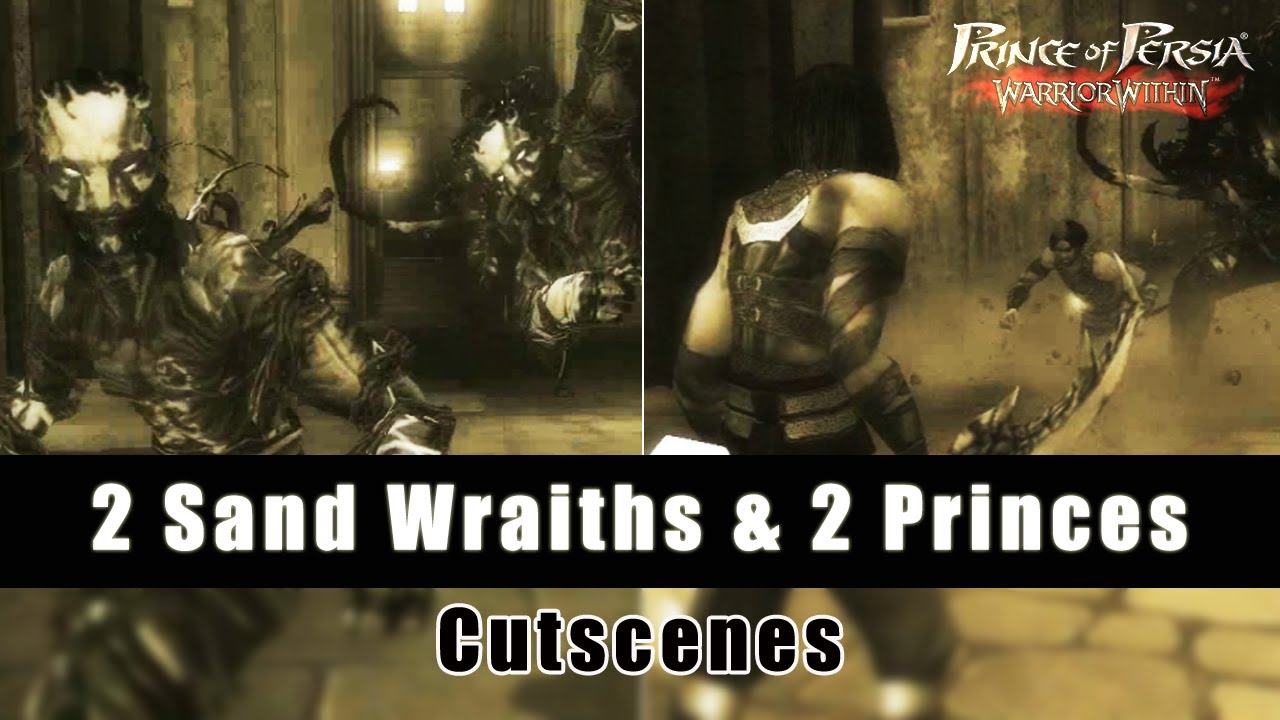Prince of Persia: WW (PC) - Two Princes & Two Sand Wraiths Cutscenes