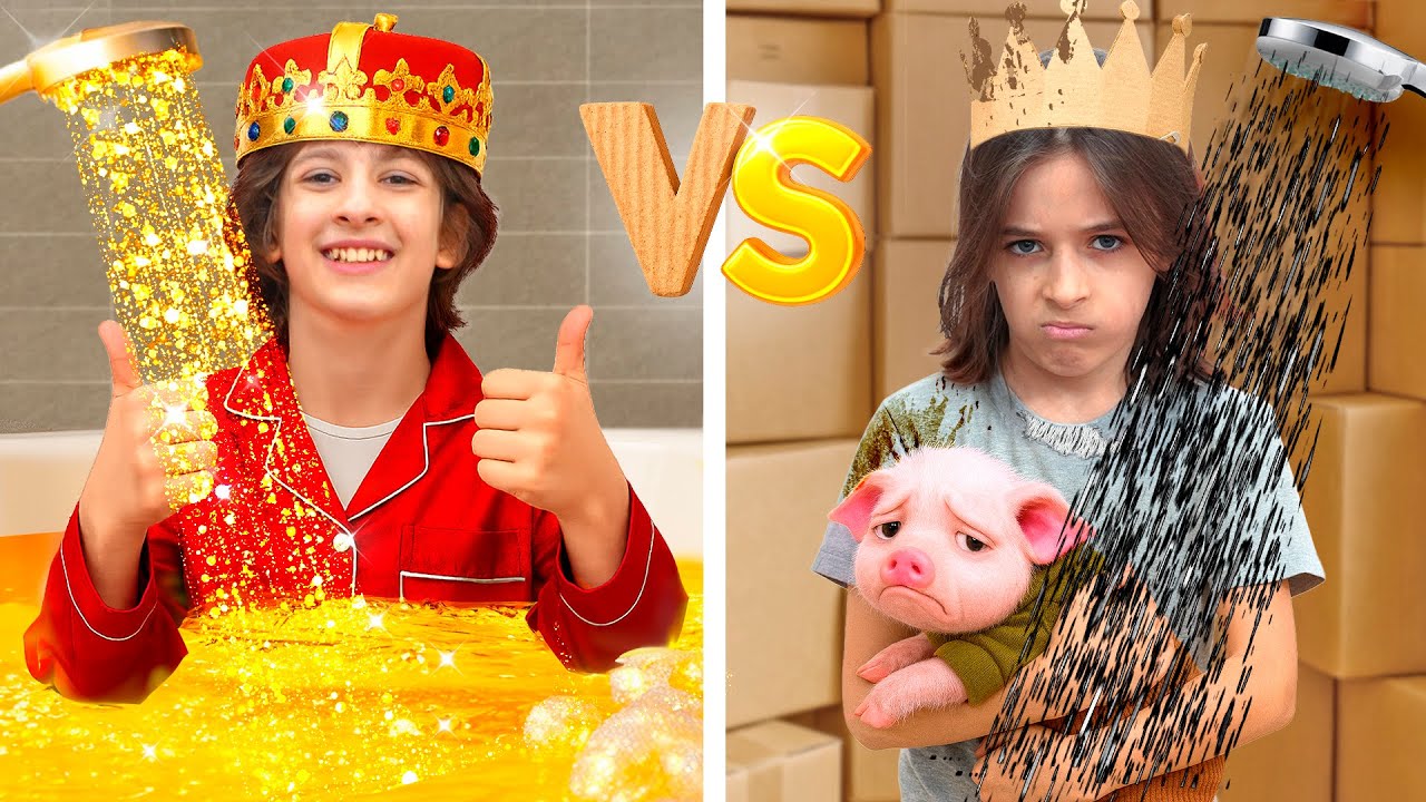 Rich Prince vs Broke Prince + MORE Funny adventures for kids