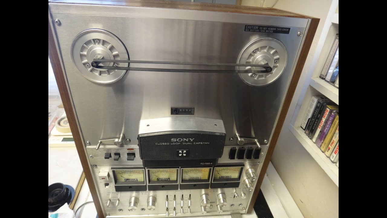 Sony TC-788-4 Replacing The Capstan Belt