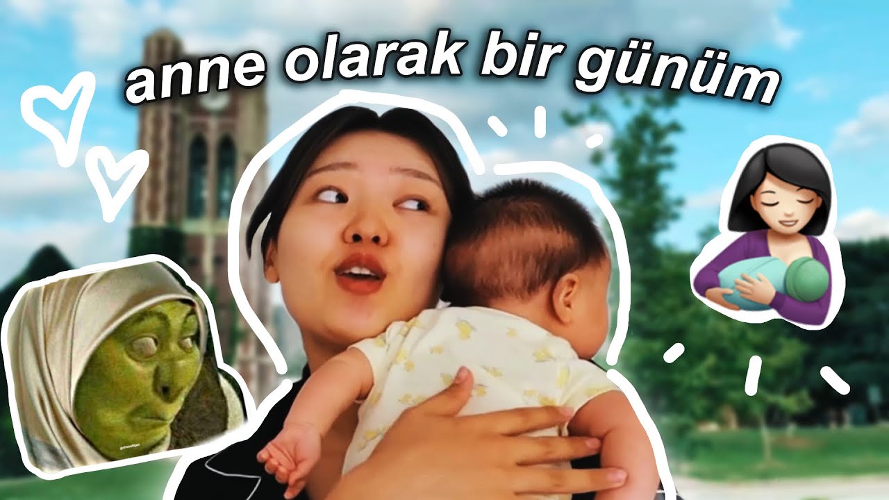yeni annenin bir g&uuml;n&uuml;🤭