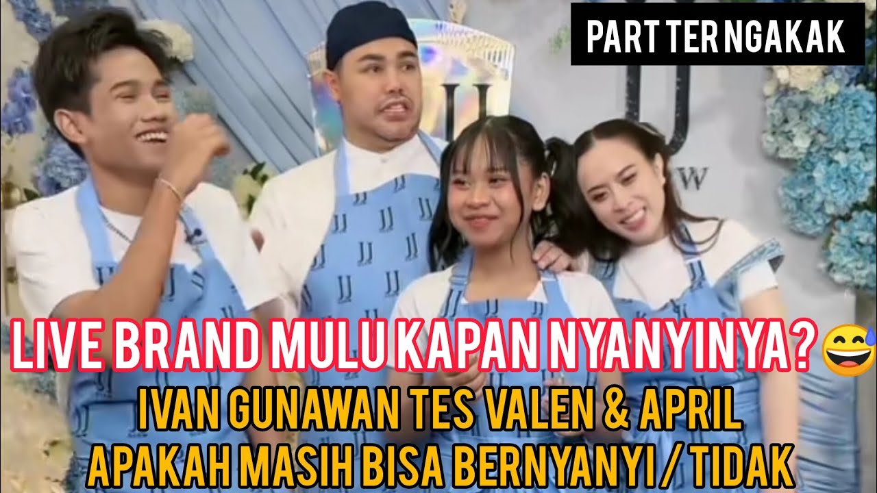 DETIK2 VALEN & APRIL DI TES IGUN NYANYI. TERNYATA INI ALASAN IGUN BELUM BUATIN BAJU VALEN & APING