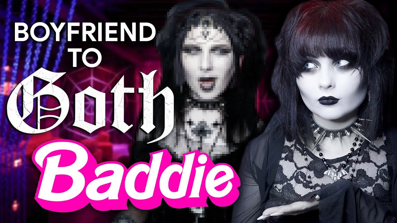 Turning My Boyfriend Into A Goth Baddie