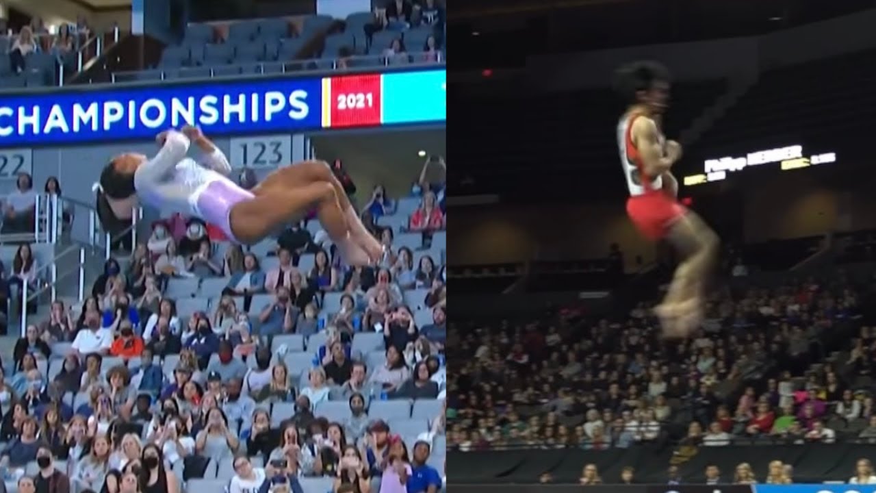 WHO HAS THE BETTER TRIPLE DOUBLE? Simone Biles VS Kenzo Shirai