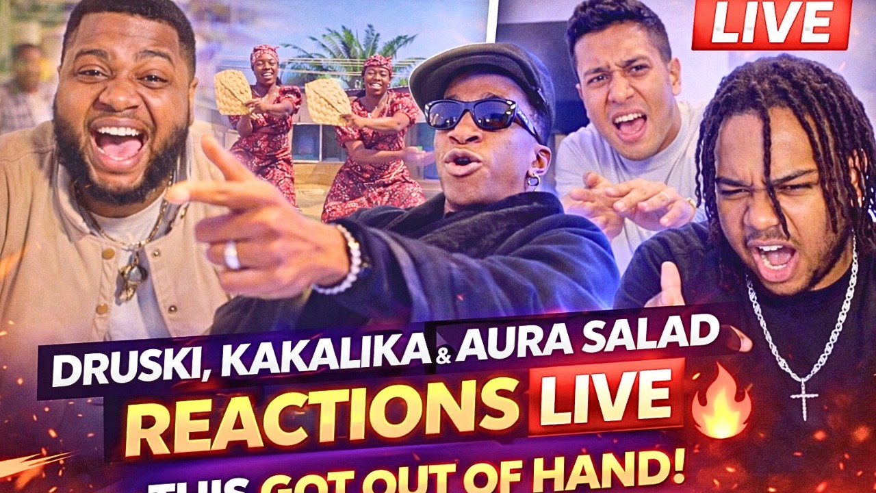 DRUSKI, KAKALIKA & AURA SALAD Reactions LIVE… This Got OUT OF HAND 😭🔥 (FULL STREAM)