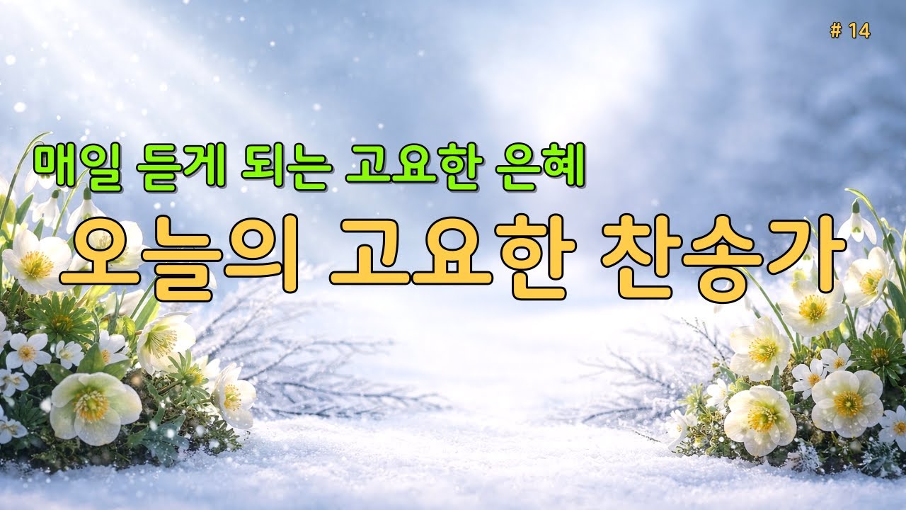 【 은빛찬송 | 깊은 위로 】매일 듣는 평안한 찬송가 모음 🕊️ 마음의 쉼을 주는 고요한 묵상·기도 찬양 14 #찬송가 #은혜찬송 #조용한찬송가 #찬송연속듣기 #새벽기도 #보혈찬양