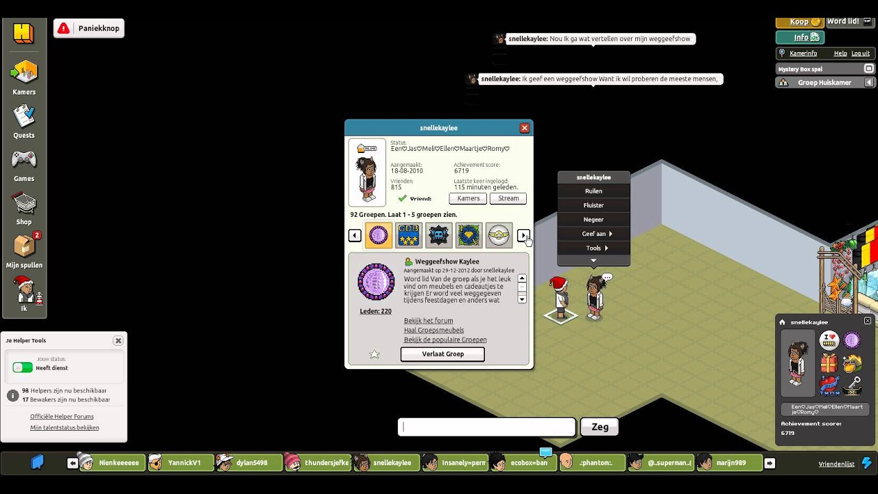 Habbo WeggeefShow ! 2012