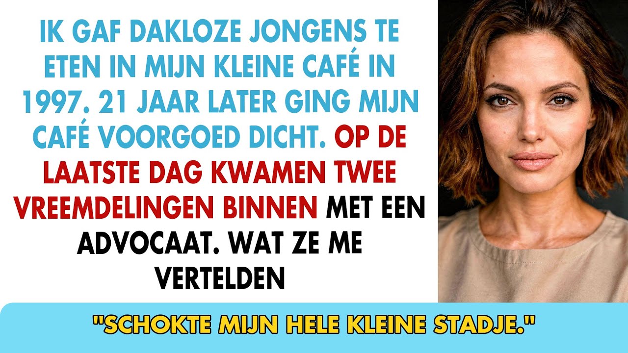 Ik voedde dakloze jongens in mijn café in 1997 — 21 jaar later verschenen ze.
