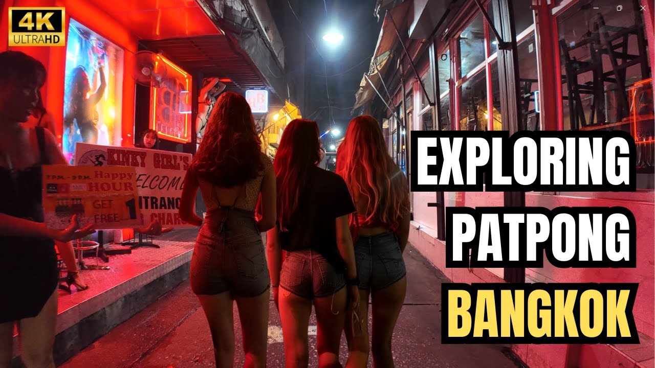 Evening Walk Through Patpong – Exploring Bangkok's Nightlife | 4K Walking Tour
