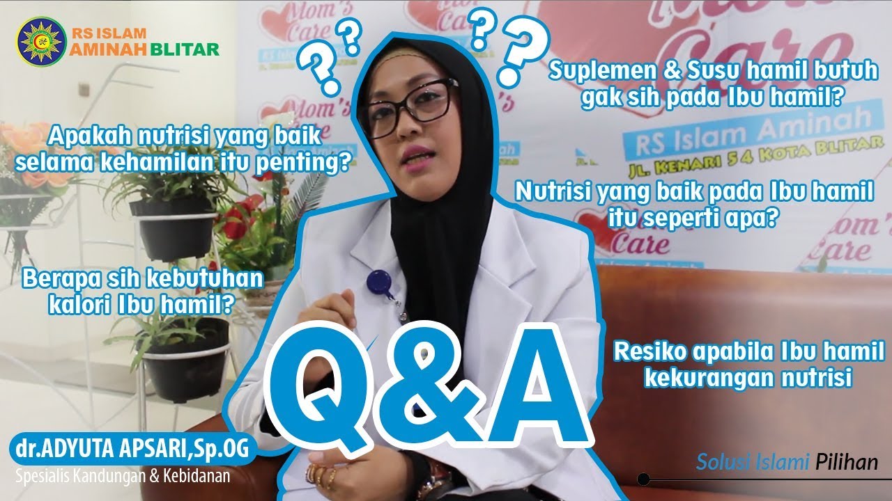 Pentingnya Nutrisi bagi Ibu Hamil menurut dr.Adyuta Apsari,SpOG
