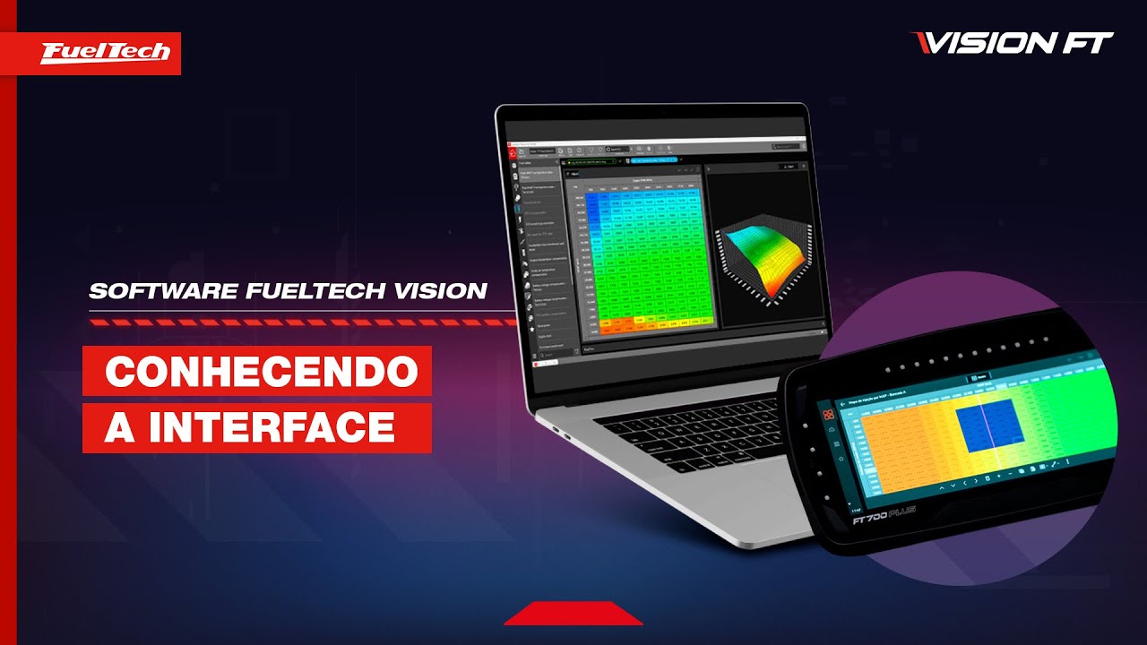 Conheça a Interface do Software FuelTech Vision | Injeção Eletrônica Programável FT700 e FT700PLUS