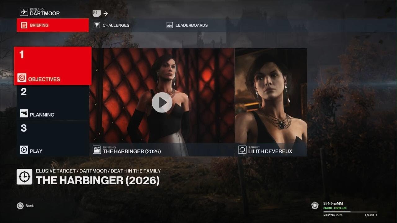 Hitman WOA The Harbinger