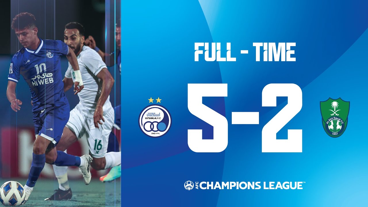 #ACL2021 - Full Match - Group C | Esteghlal FC (IRN) 5 - 2 Al Ahli Saudi FC (KSA)