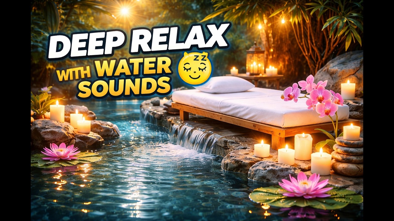 💧 Fall Asleep in 2 Minutes 🌙 Relaxing Water Sounds for Deep Sleep