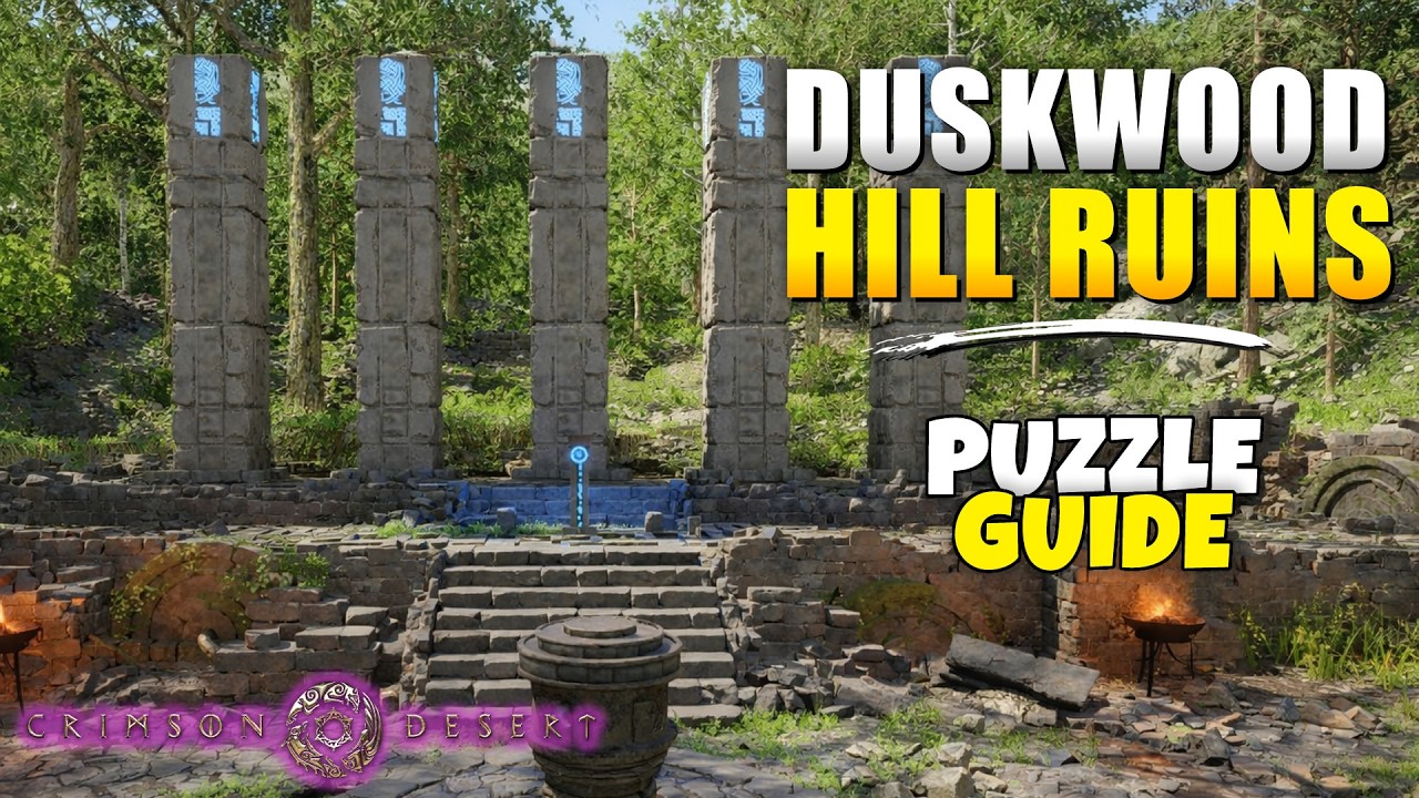 Crimson Desert Duskwood Hill Ruins Puzzle Guide (Ancient Ruins Puzzle Solution)
