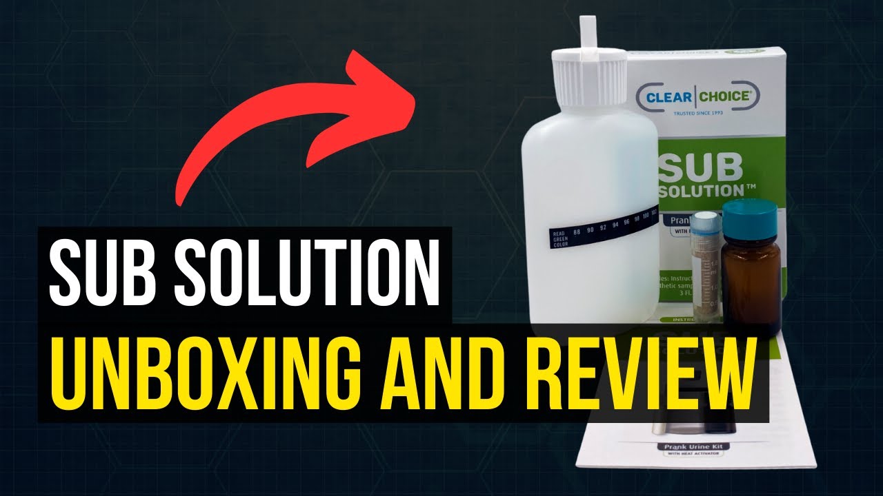 Clear Choice Sub Solution synthetic urine review and how to use it
