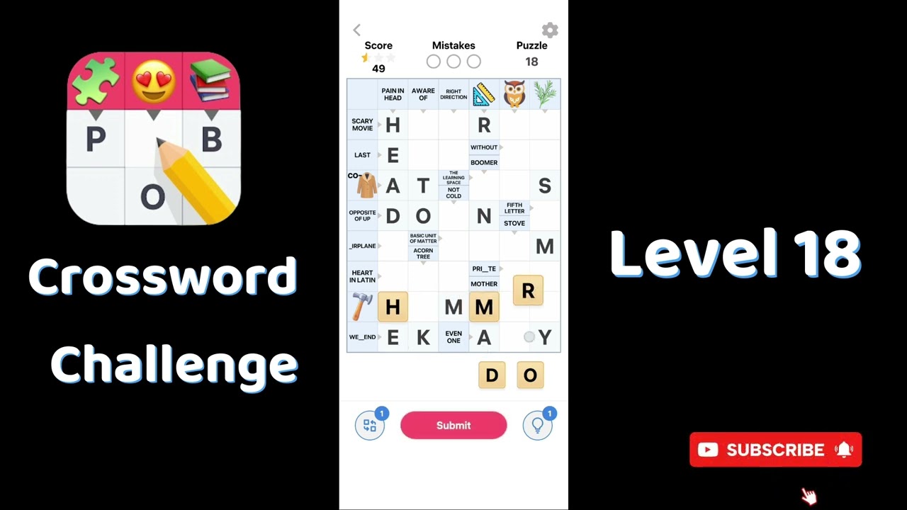 🎮 Crossword Challenge Level 18 answers | Go Answer