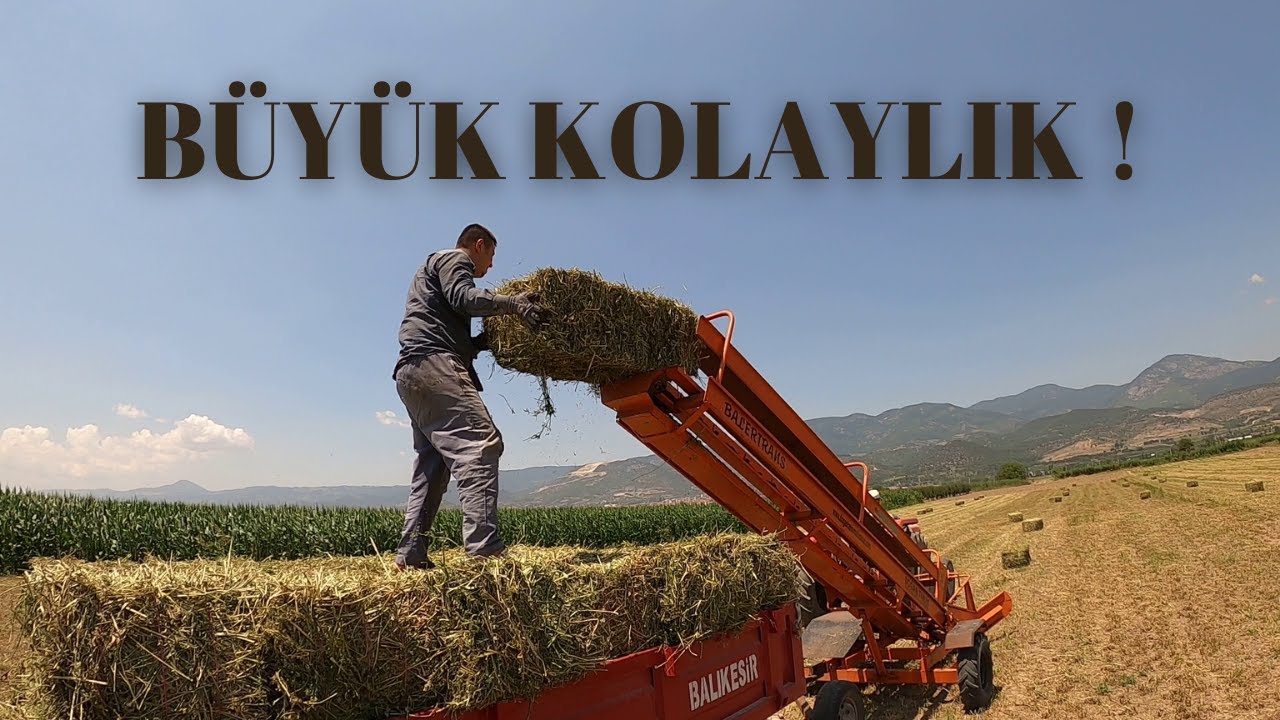 Balyalarımızı Yüklüyoruz - Şaftlı Balya Yükleme - Yorulmaya Son [ GoPro]