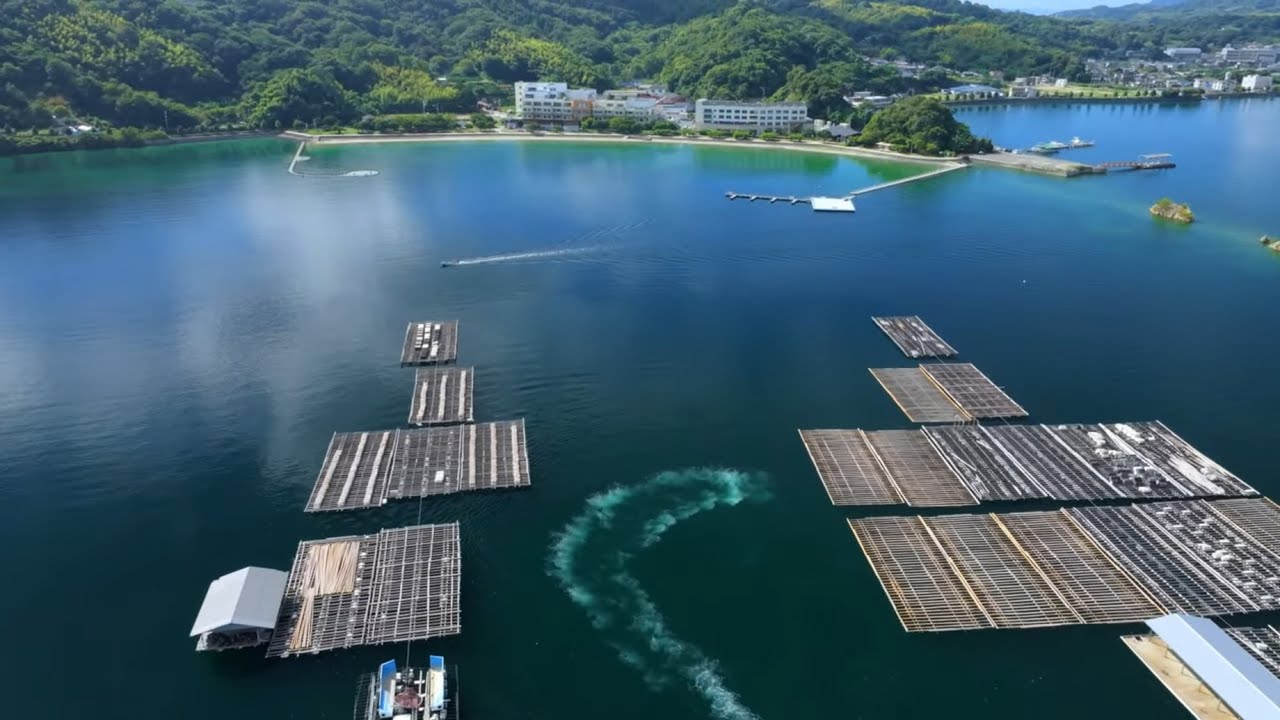 【沈む道】ヒューマンビーチ長瀬 ドローン空撮 広島県江田島市/Drone Aerial Video of 
