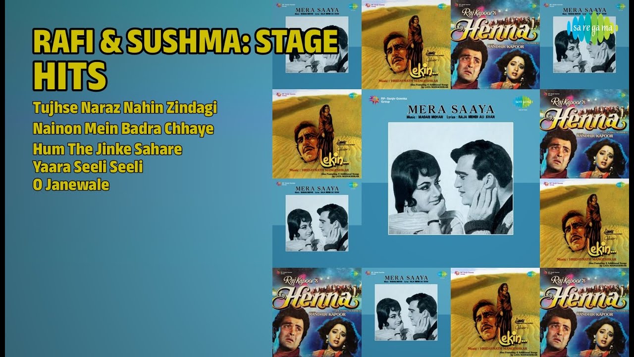 रफ़ी & सुषमा: स्टेज हिट्स | Mohammed Rafi Songs | Tujhse Naraz Nahin Zindagi