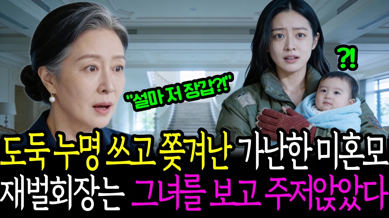 도둑 누명 쓰고 쫓겨난 가난한 미혼모 재벌 회장은 그녀의 장갑을 보고 주저앉았다. | 노후사연 | 감동사연 | 사연라디오 | 오디오북 |