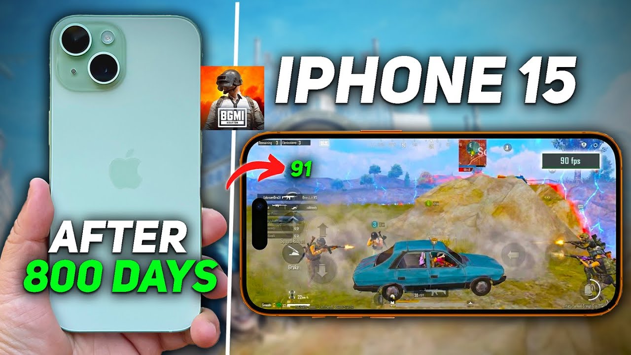 iPhone 15 After 800 Days | 90FPS in BGMI? | iPhone 15 PUBG & BGMI Test | iPhone 15 in 2026 Review
