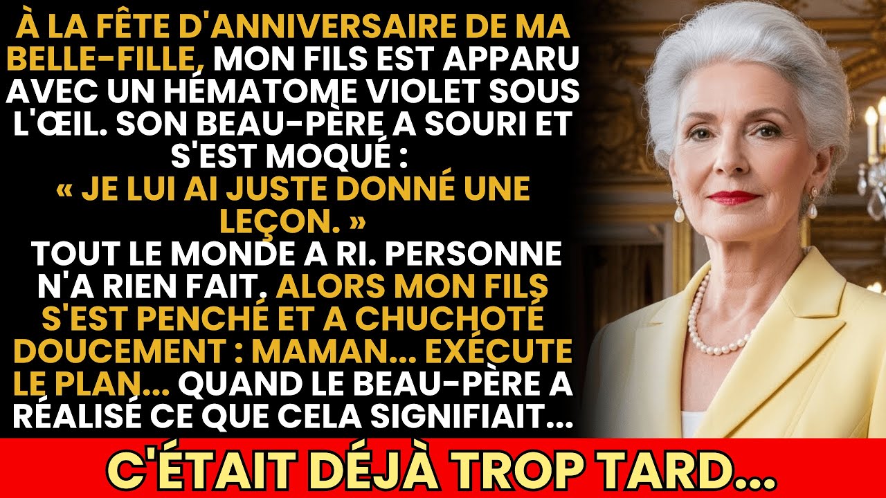 J'ai Vu Mon Fils Avec L'œil Au Beurre Noir. Son Beau-Père Rit: 