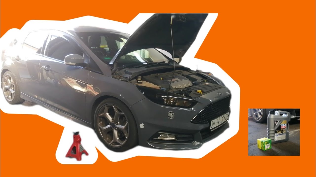 Ford Focus ST 2012-2018 Oil and Oil filter service, Oil Service indicator removal included