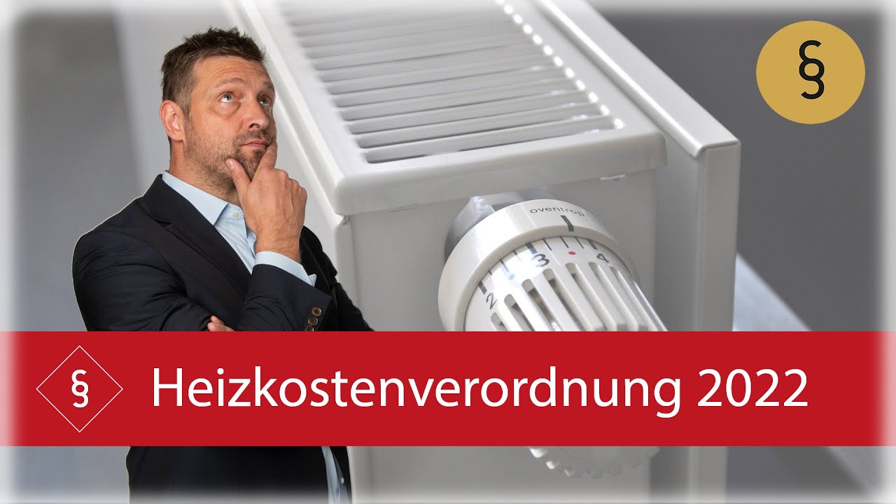 Die Heizkostenverordnung 2022
