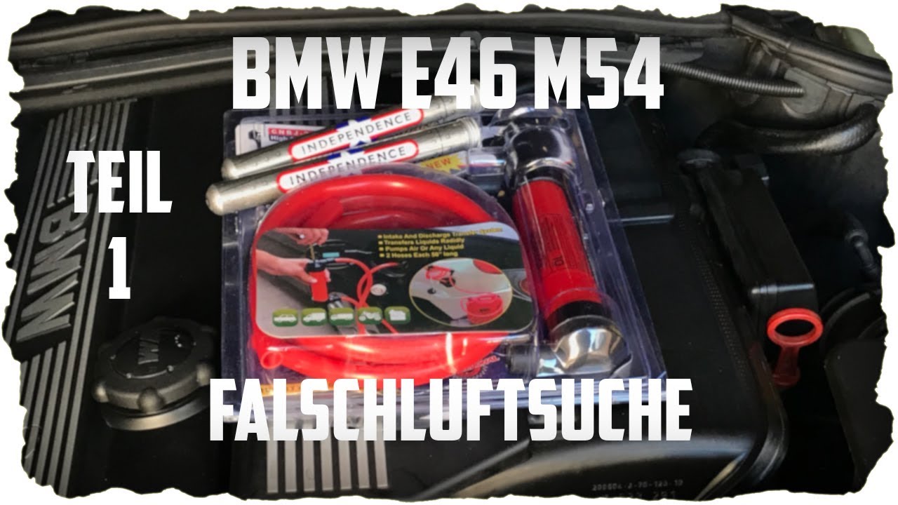 1/2 Falschluft suche Rauchtest Smoke BMW E46 M54 330