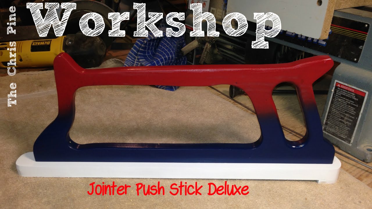 How to make a Jointer push stick- deluxe