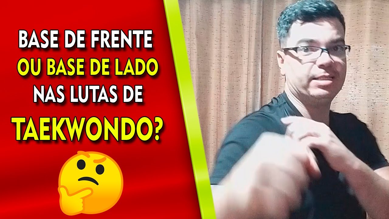 É melhor usar a base de frente ou de lado durante as lutas de Taekwondo