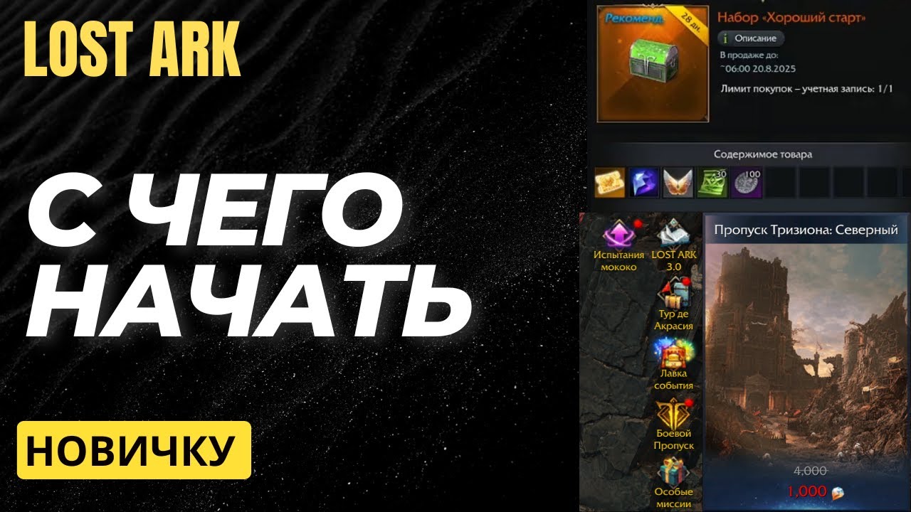 То что нужно знать перед началом игры.
