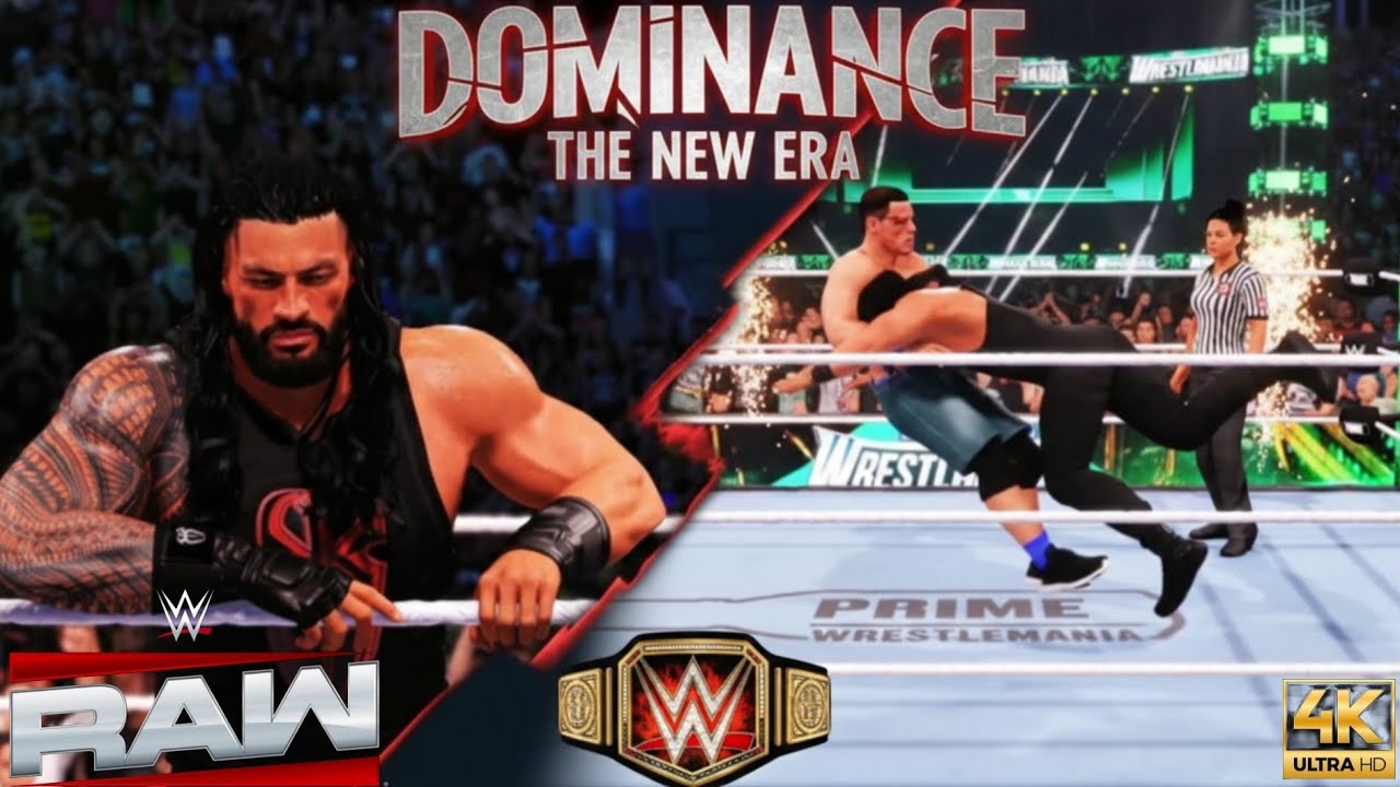 FULL MATCH: Roman Reigns vs. John Cena: WWE2K25 WrestleMania 41